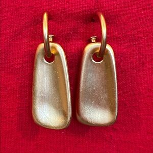 Anne Klein Gold Drop Earrings